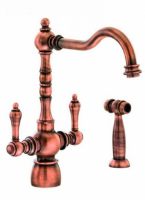 ABODE BAYENNE MONOBLOC WITH HANDSPRAY CENTURY COPPER - AT3086 TBD