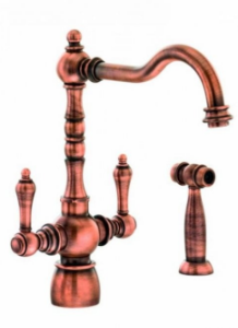 ABODE BAYENNE MONOBLOC WITH HANDSPRAY CENTURY COPPER - AT3086 TBD