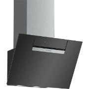 BOSCH 60CM ANGLED HOOD BLACK GLASS/SS - DWK67EM60B