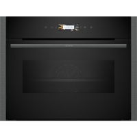 NEFF N70 45CM COMBI-MICRO GRAPHITE-GREY TRIM - C24MR21G0B 