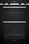 SIEMENS MB578G5S6B iQ500 B/I DOUBLE OVEN  BLACK ST/ST TRIM