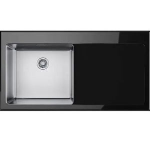 FRANKE 101.0052.393 KUBUS KBV 611 RHD INSET BLACK TBD