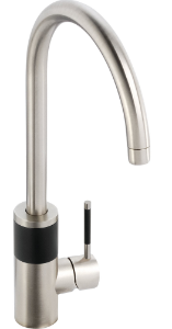 ABODE TRIANA AQUIFIER BRUSHED NICKEL/BLACK TBD